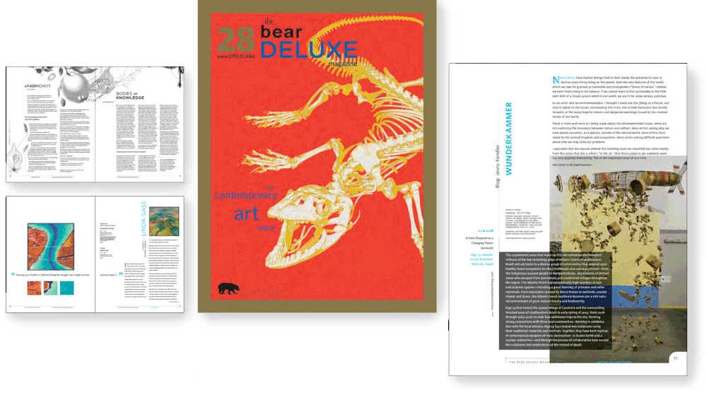 Cover for the Contemporary Art Issue Featured in the PRINT Regional Design Annual .