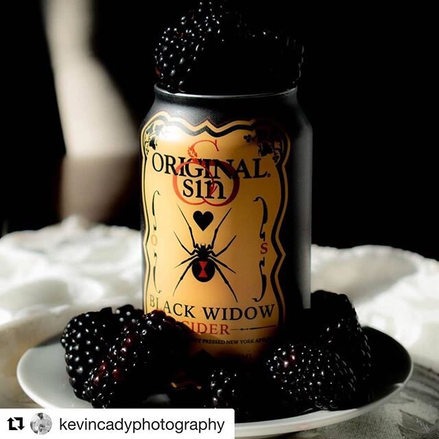 Thanks @kevincadyphotography for the amazing pic and the OS support!  cheers and we hope everyone is staying healthy and safe!! #originalsin #blackwidowcider #cider #hardcider #freshlypressednyapples #originalsincider #originalsinhardcider #pickcider