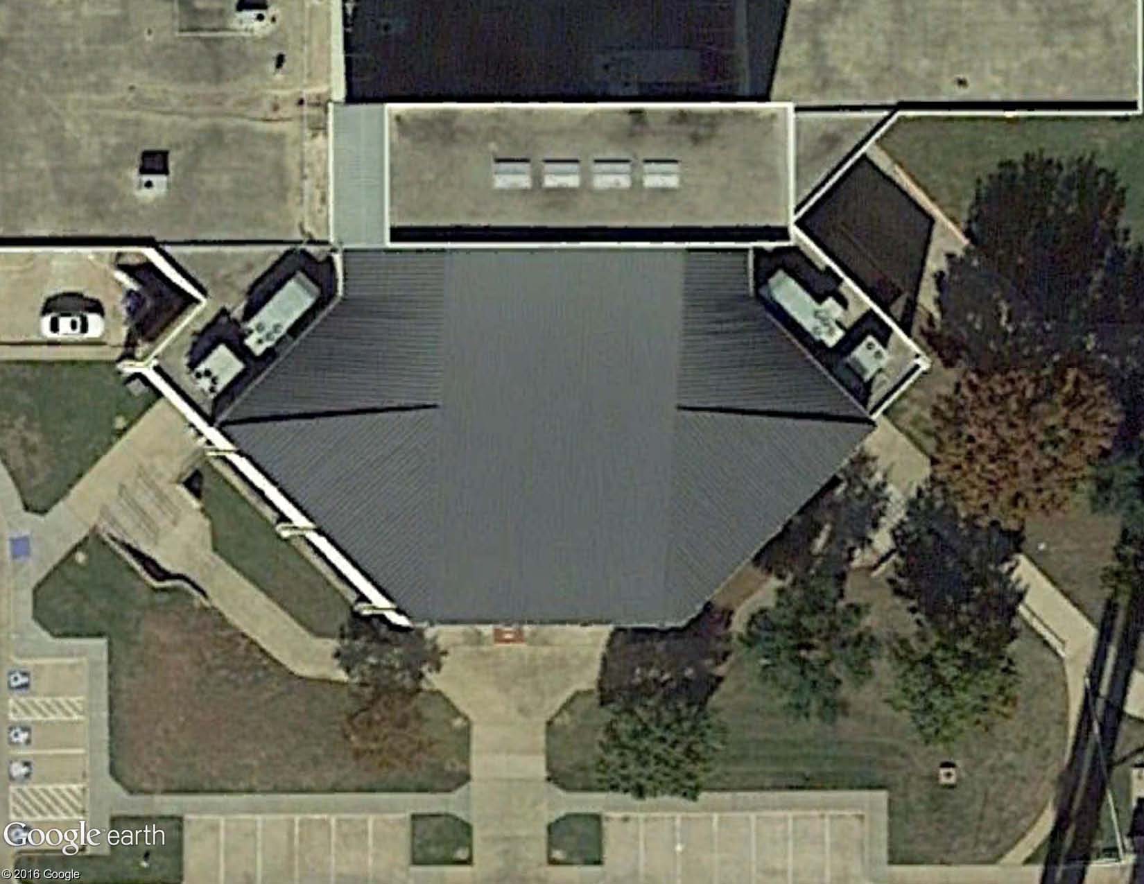 Standing Seam Metal Roof - Satellite Image