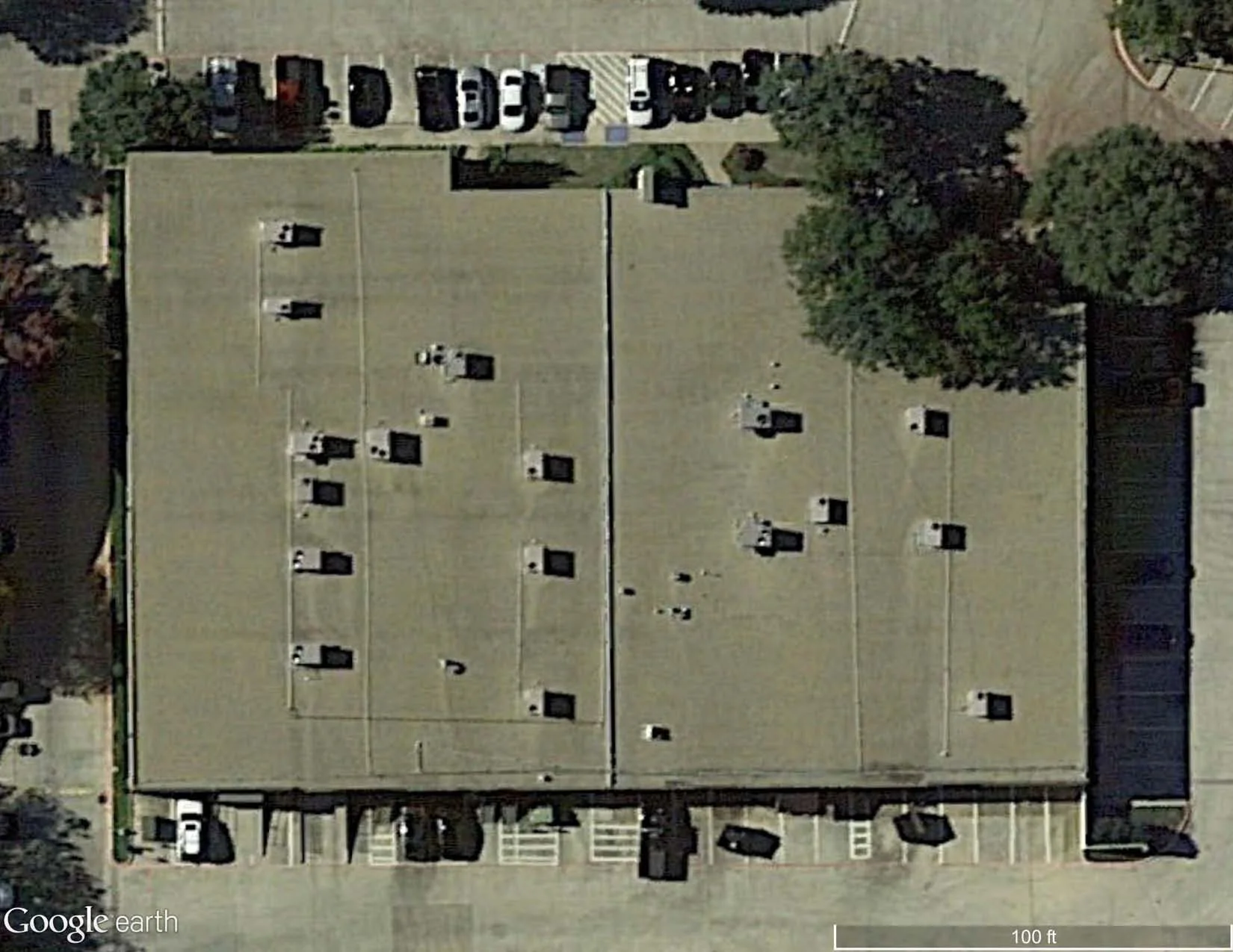 Built-up Roof - Satellite Image