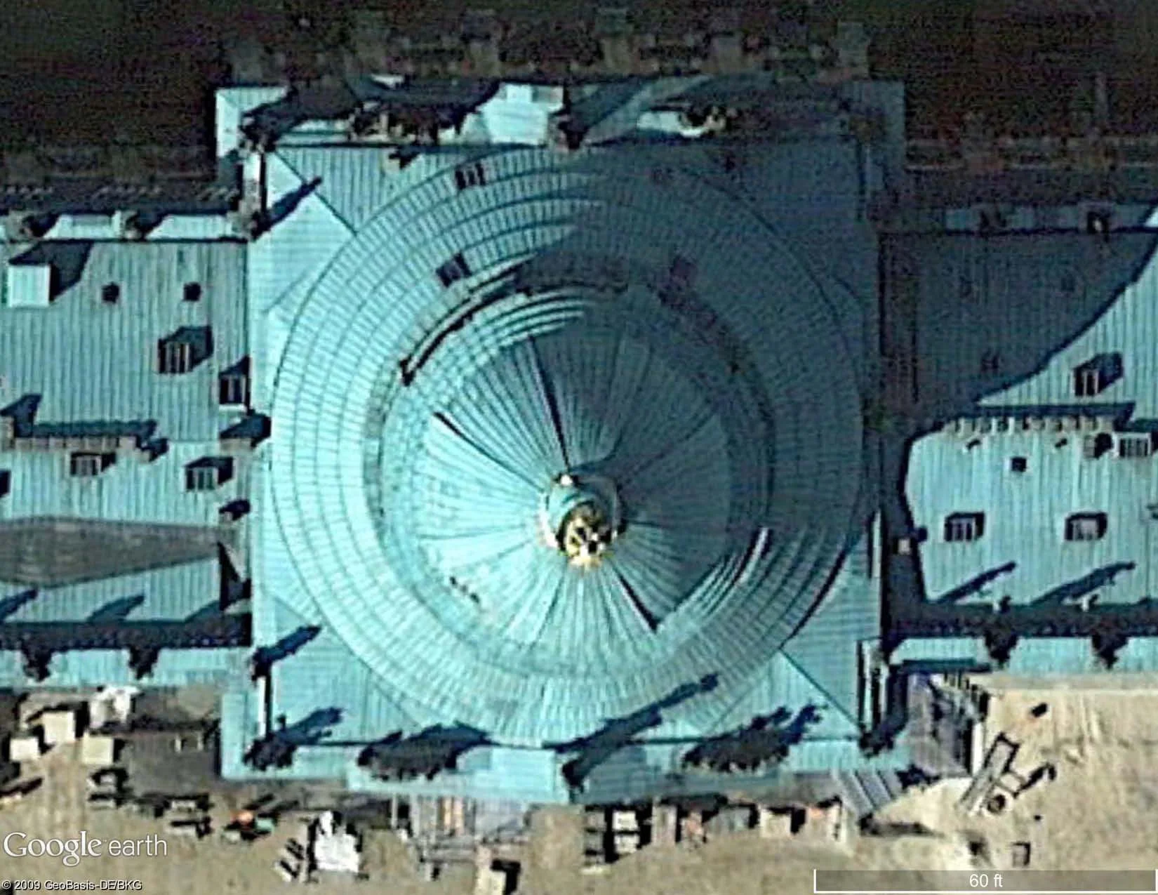 Copper Roof - Satellite Image