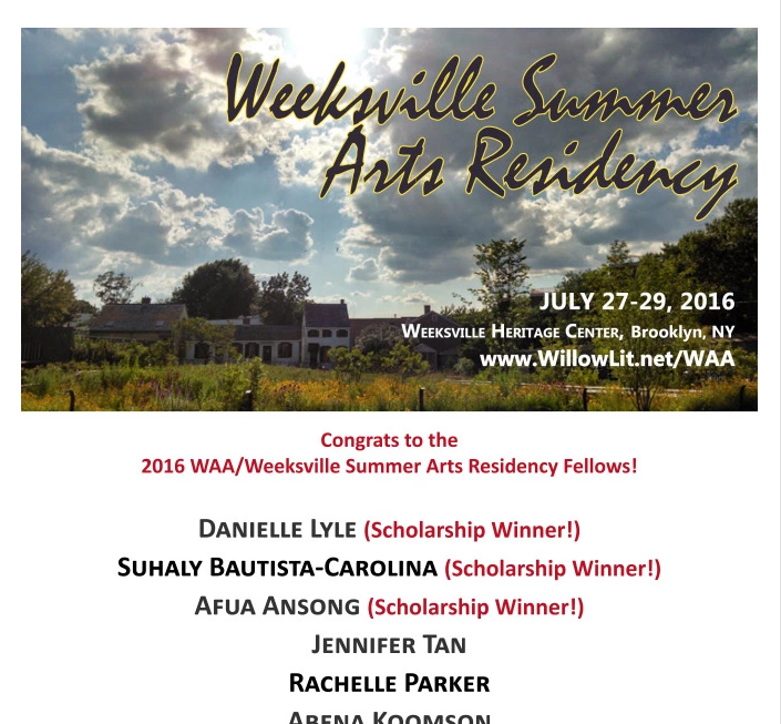 Weeksville Summer Arts Fellows