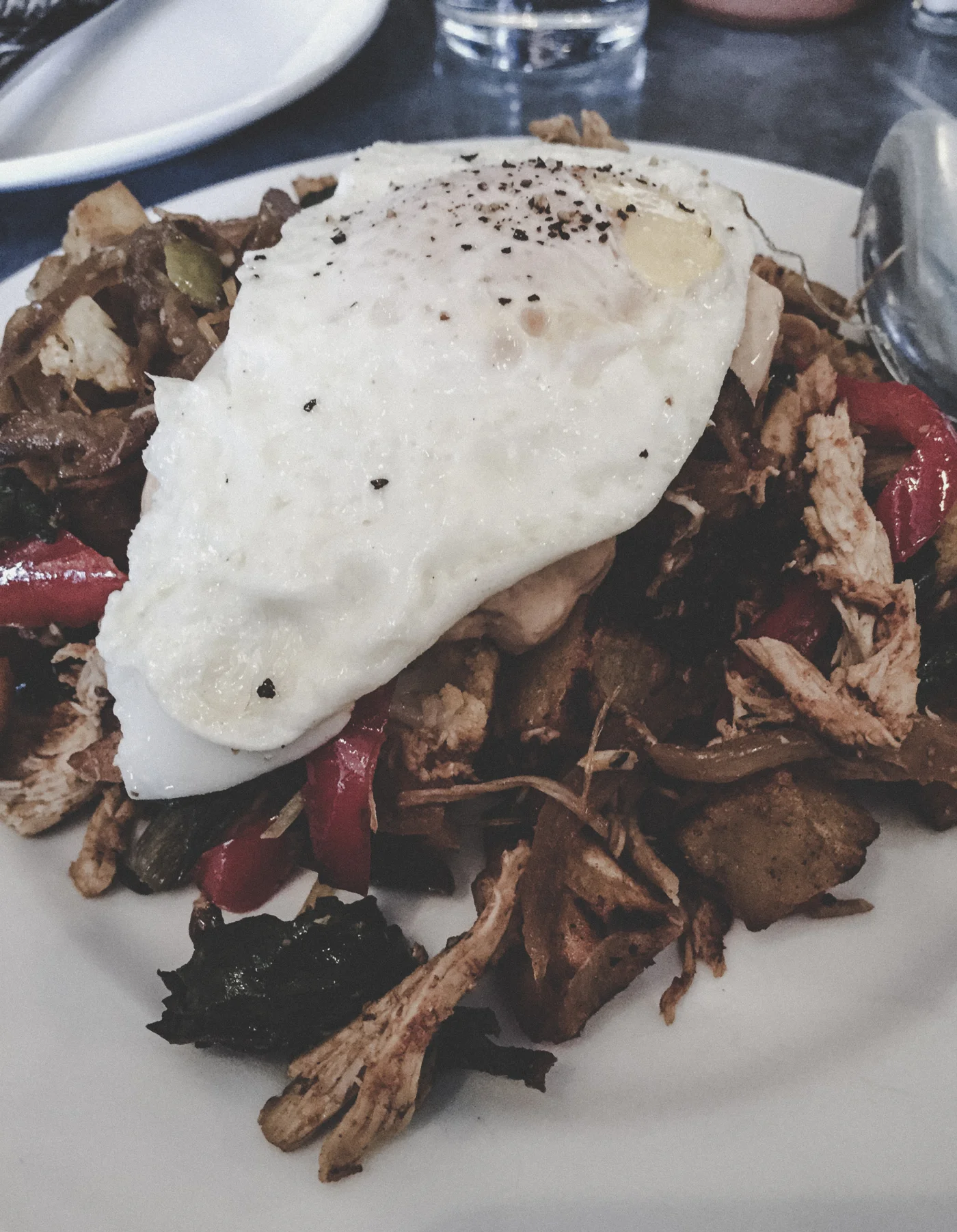 Moroccan Chicken Hash at Tasty n Sons .