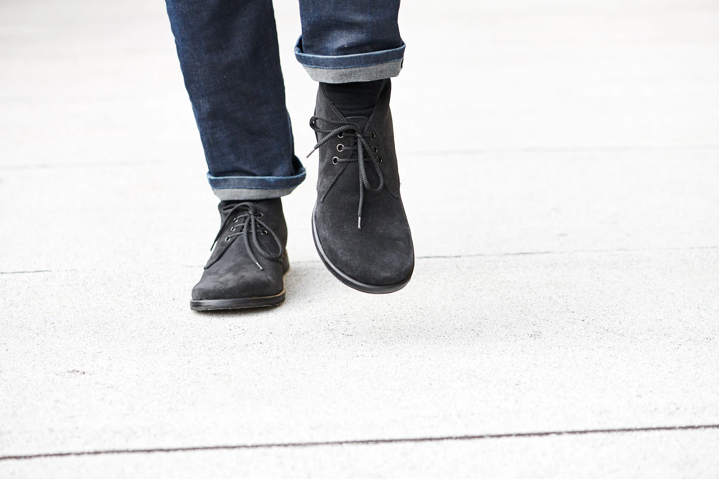 Suede Backwards Chukka boot