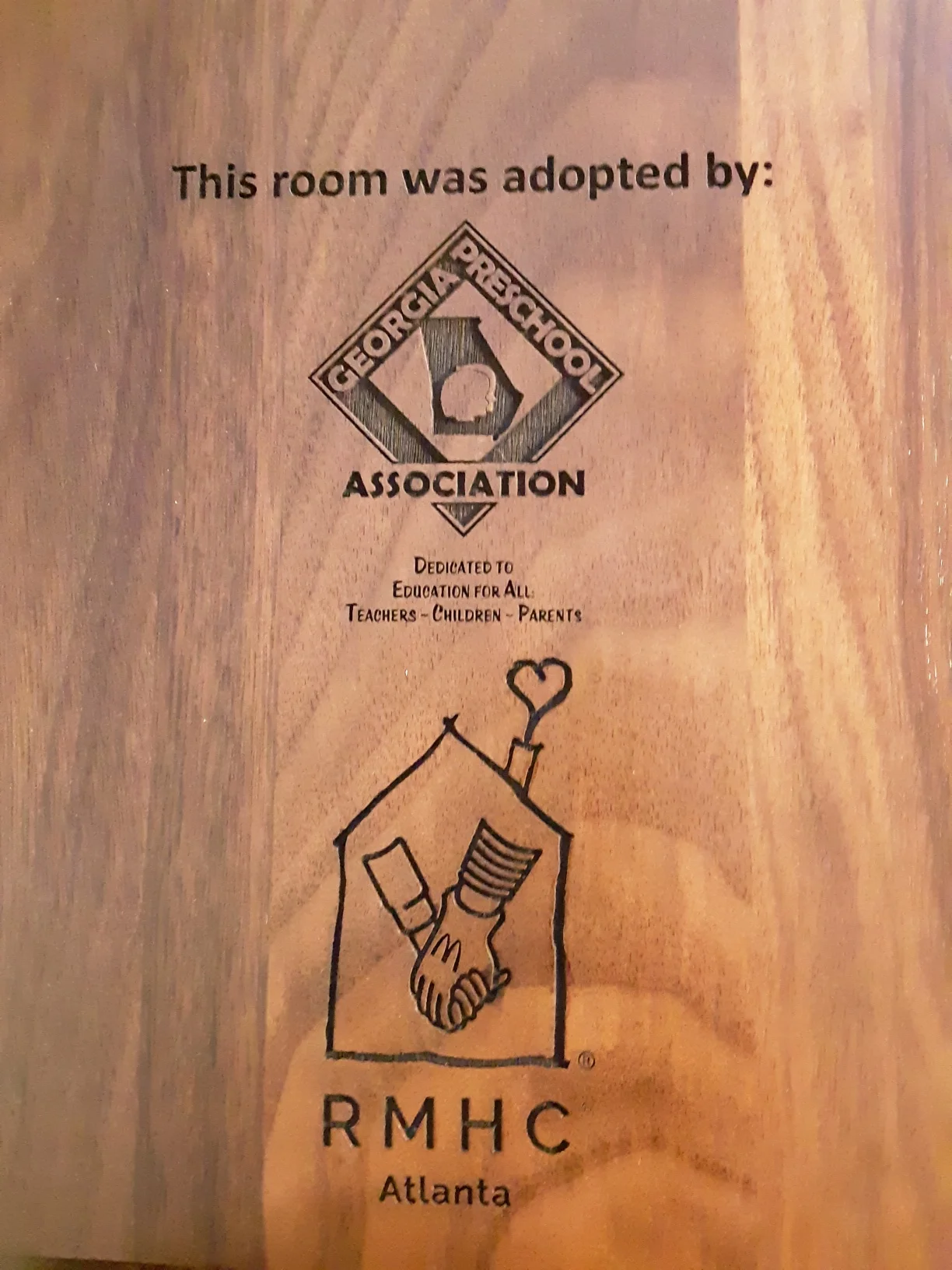 photo of Adopt-A-Room plaque.jpg