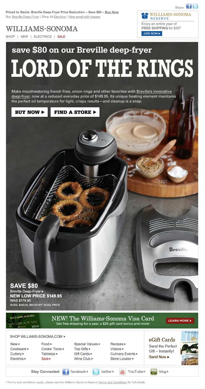 Williams-Sonoma — Email