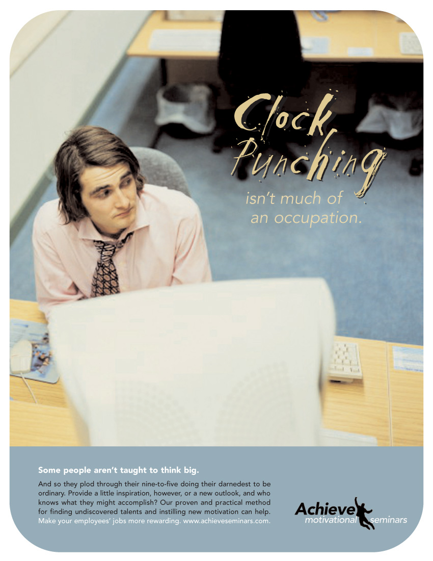 Acheive Motivational Seminars Print Ad
