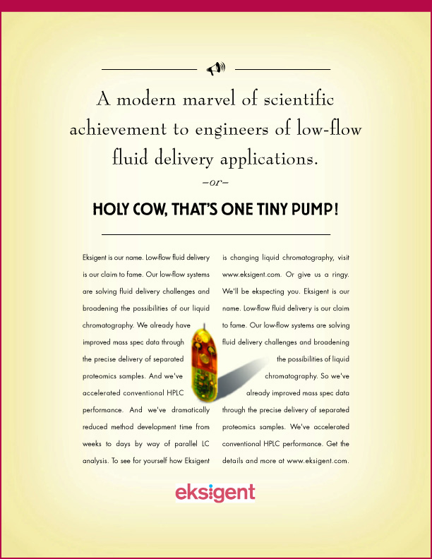 Eksigent Print Ad