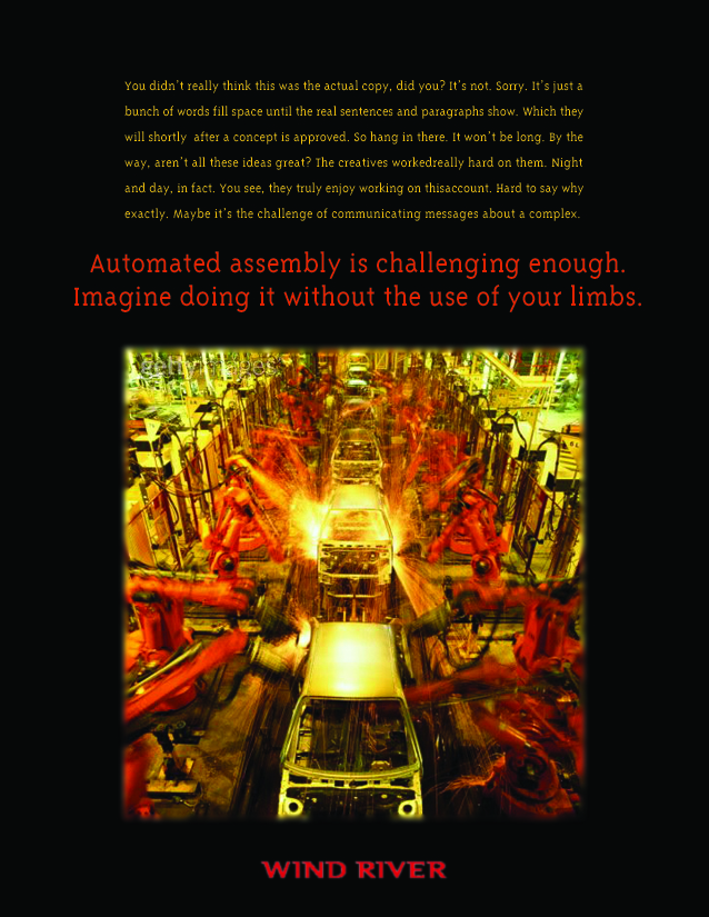 Wnid River Print Ad