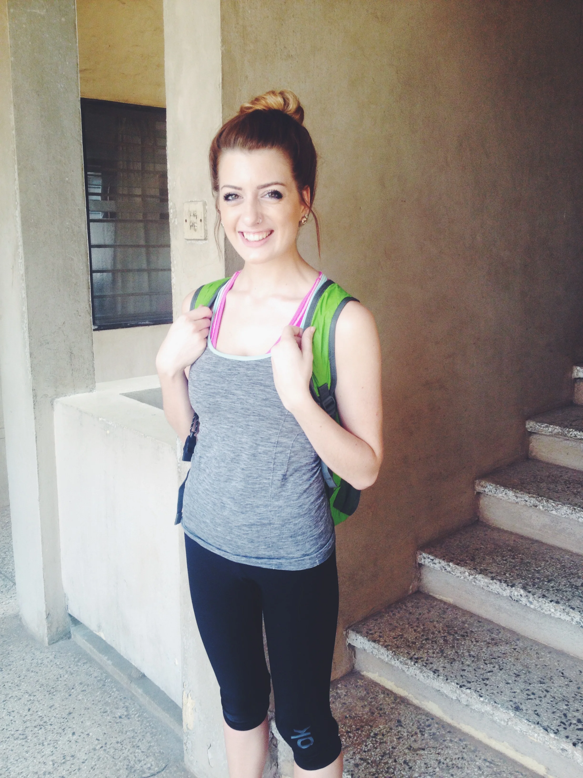 Still working on the tan.