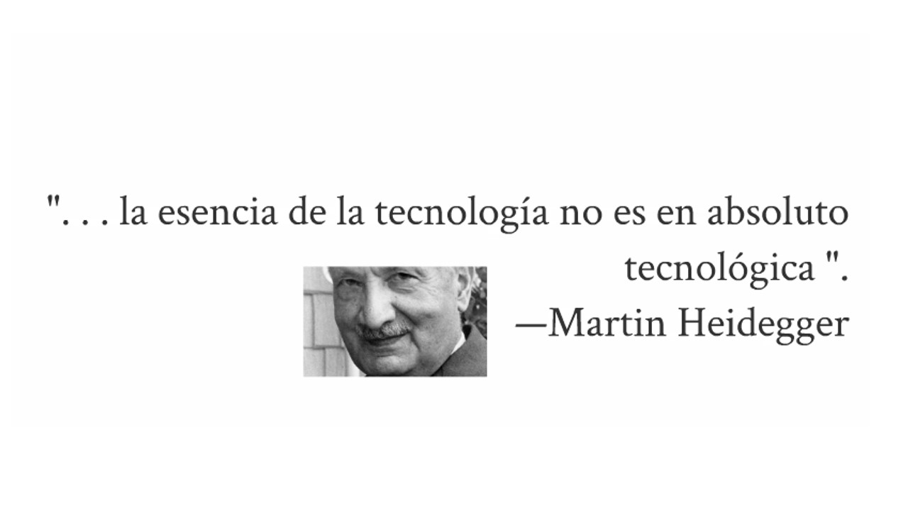 Martin Heidegger fue un filósofo alemán (1889-1976)