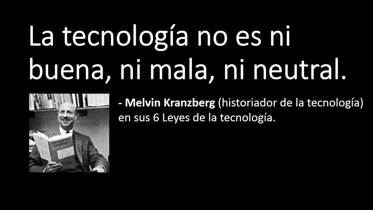 Puedes descargar las 6 leyes de la tecnología de Kranzberg aquí .