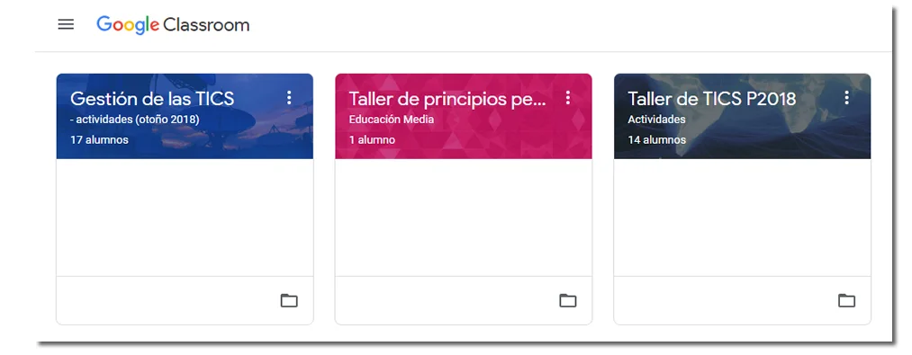 * Se puede solicitar ingreso al curso de muestra Taller de principios pedagógicos a través del formulario de contacto que aparece al final de la página.