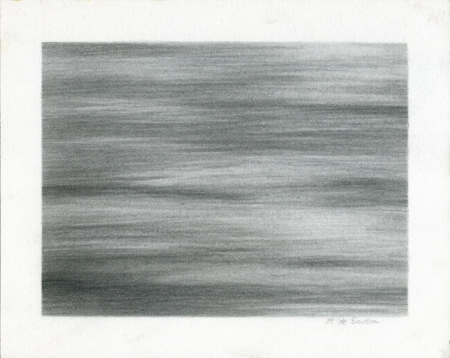 MARIE DE SOUSA Untitled , 2000 Graphite on paper