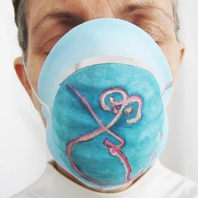 ELAINE WHITTAKER Screened for Ebola , 2015 Digital print, 16 x 16 inches