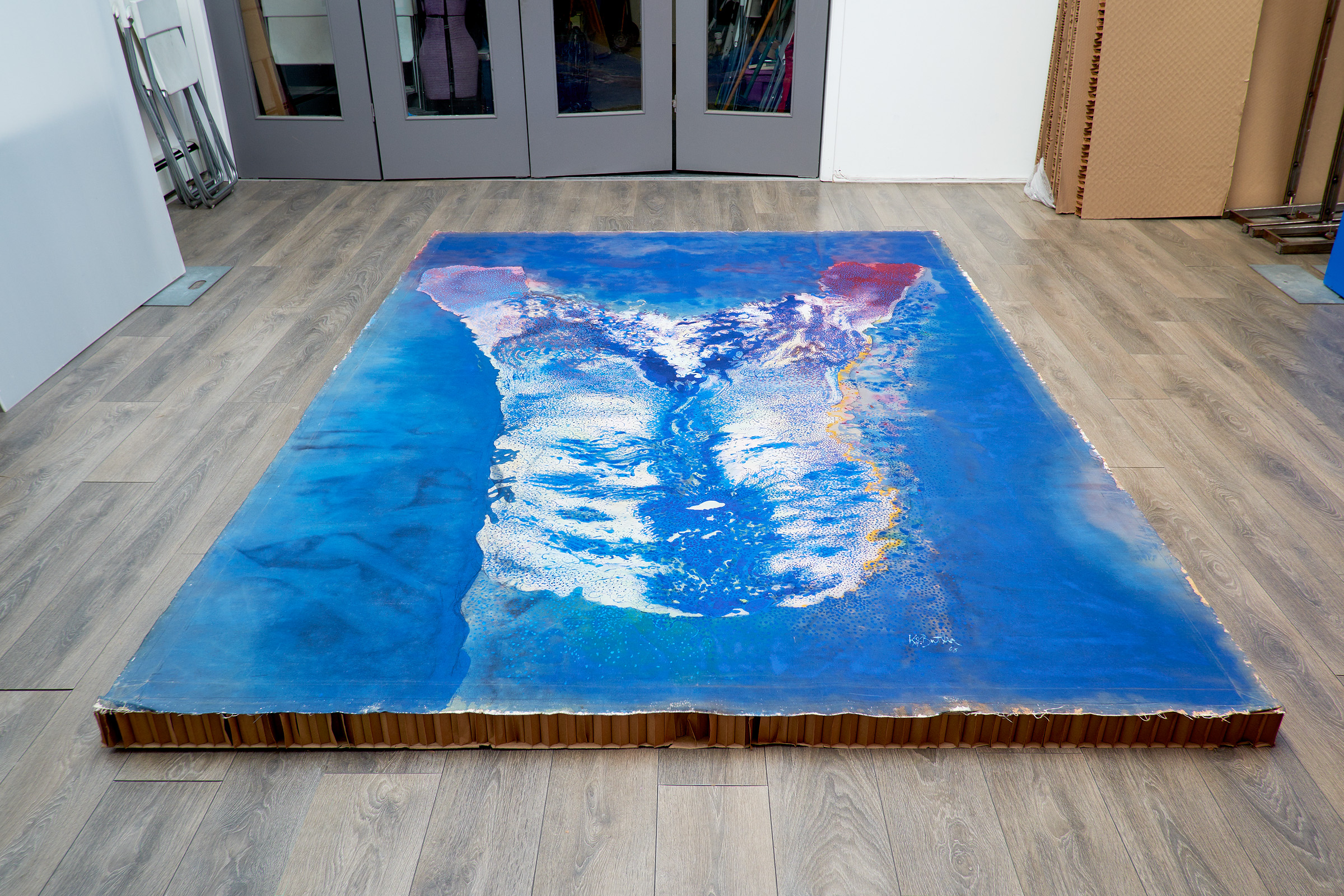 JACK BUTLER Colossus , 1968 Acrylic on Canvas, 111 x 79 inches