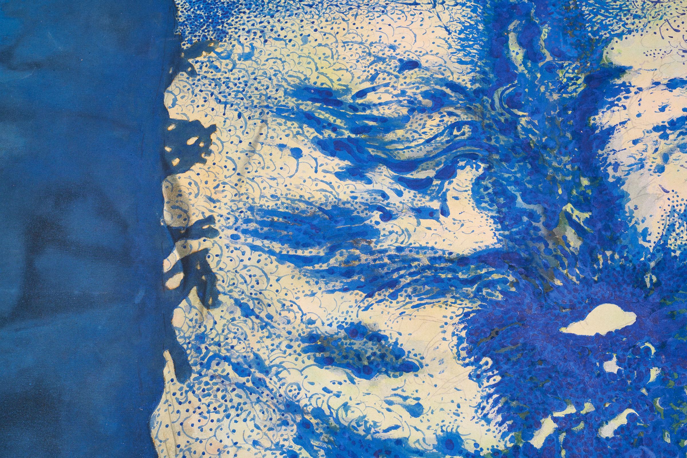 Colossus (detail 1), 1968 Acrylic on Canvas 111" x 79"