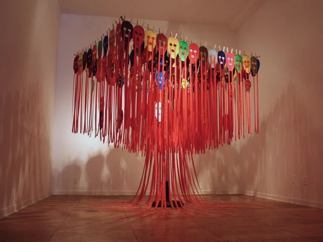Weeping Willow (installation view) Mixed Media