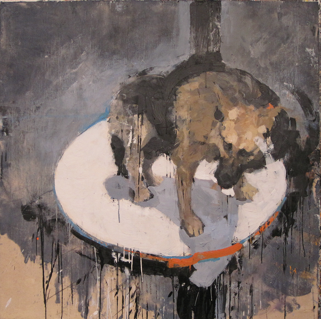 Dog on an ellipse #1
