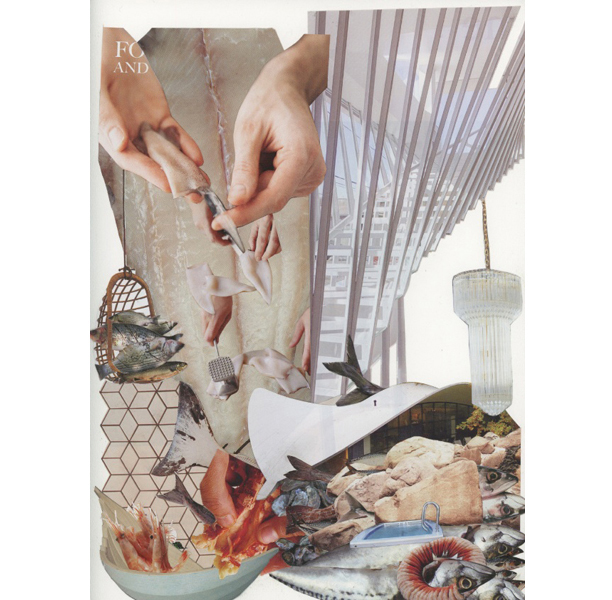 Frutti di Mare , 2015 Hand cut collage 30.5 x 22.9 (cm)