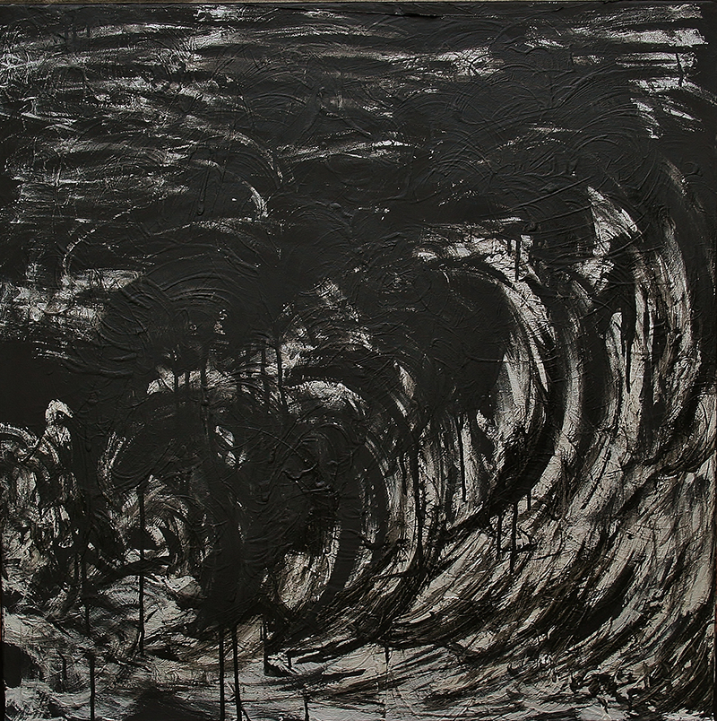   Tsunami 6 , 2012 Acrylic 30” x 30” 