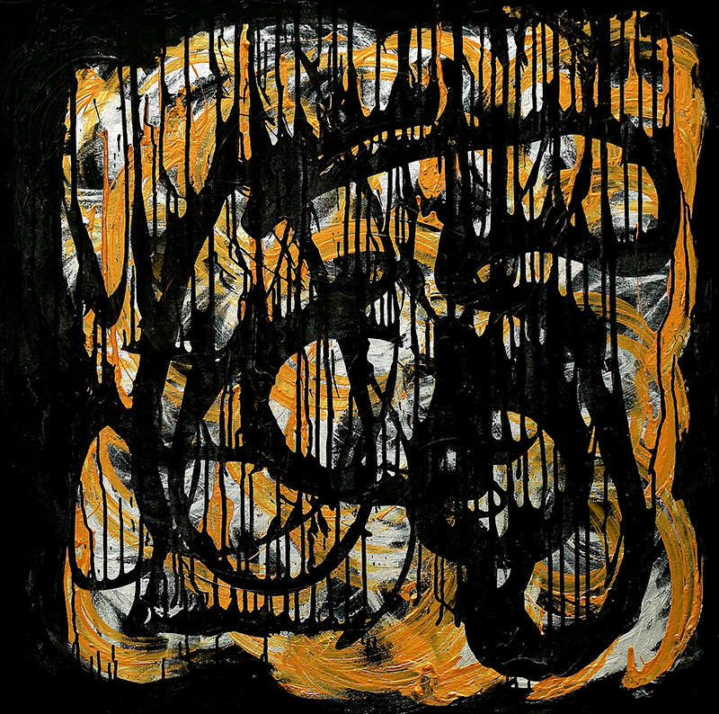 Tsunami 1 , 2012 Acrylic 36” x 36”
