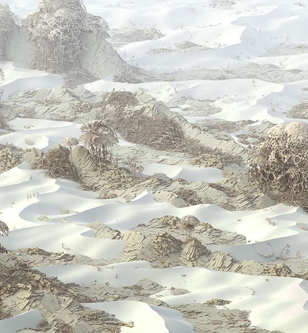   Polar Dunes  (detail), 2015 Archival pigment print on paper and mounted on Dibond 