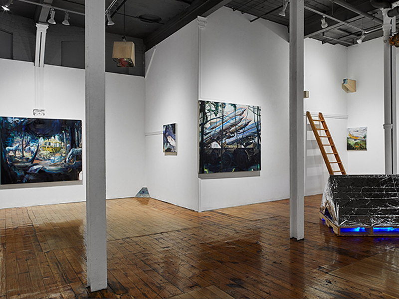  Installation view of  Towards Eternal Glory,  2018. Photo by Thomas Blanchard 