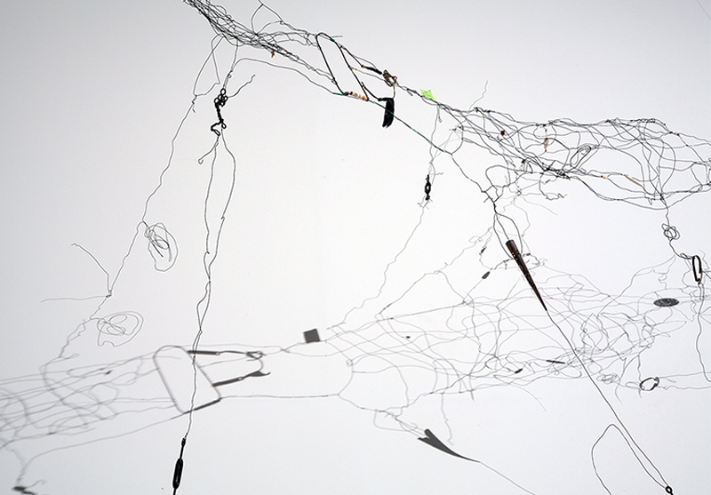  Detailed view of  Tethered Memories , 2011 
