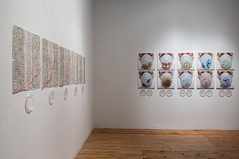  Installation view of  Shiver,  2015, at the Red Head Gallery. 