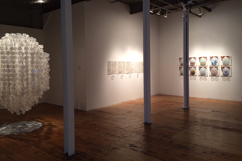  Installation view of  Shiver,  2015, at the Red Head Gallery. 