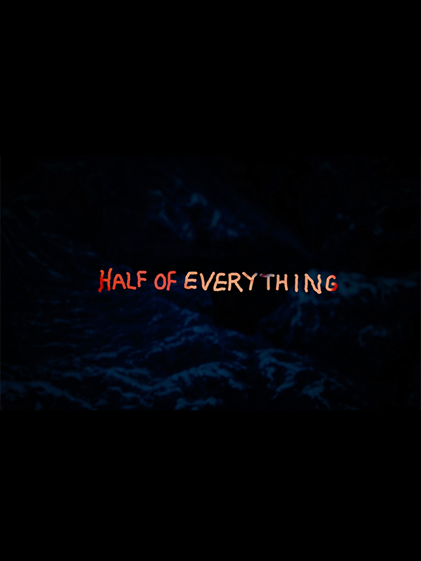   Half of Everything  Still image of digital animated short Video Length: 2:55 In collaboration with Lynne Slater 