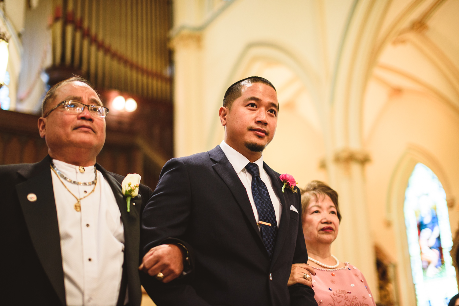 011 groom processing in to his wedding ceremony.jpg