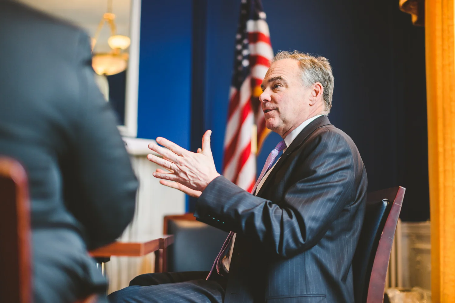 014 - tim kaine photographer talking in washington dc near the supreme court.jpg