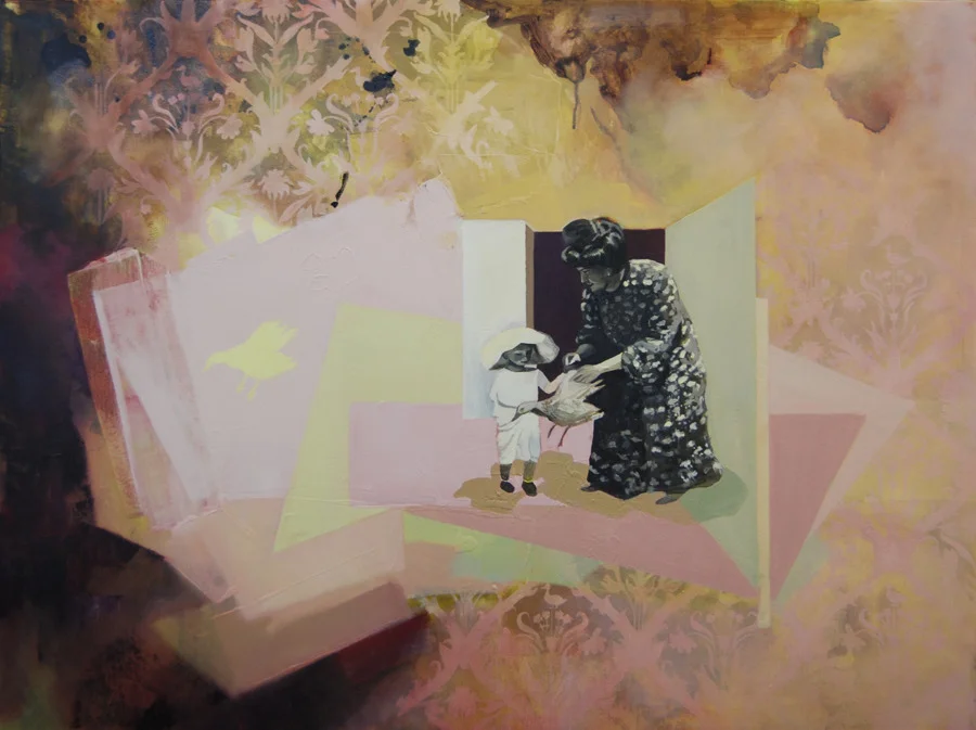   
 
 "Unruly Anatra". 30"x40". 2012. Acrylic and oIl on canvas. Available. 
 
  