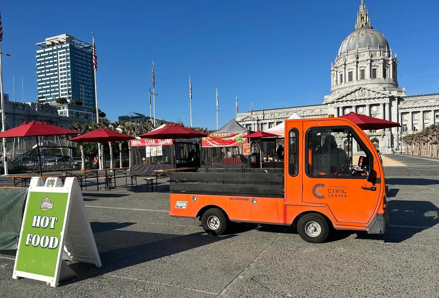 Shoutout to @sfciviccenter who help us get ready for a great market day every Sunday &amp; Wednesday!  From lunch set-up/break-down to parking validation &amp; customer service and much more, their team is a big part of our HOTC community!  So come e