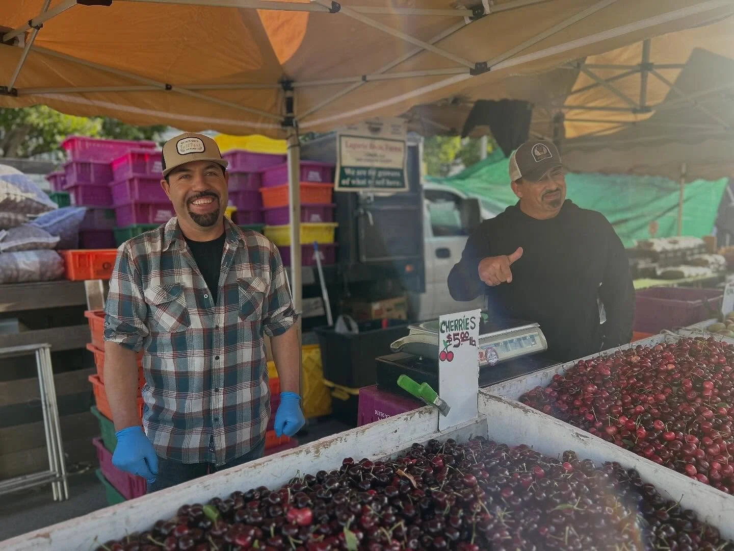 Welcome back Mario and Gabriel from Lagorio Brothers Farms!
