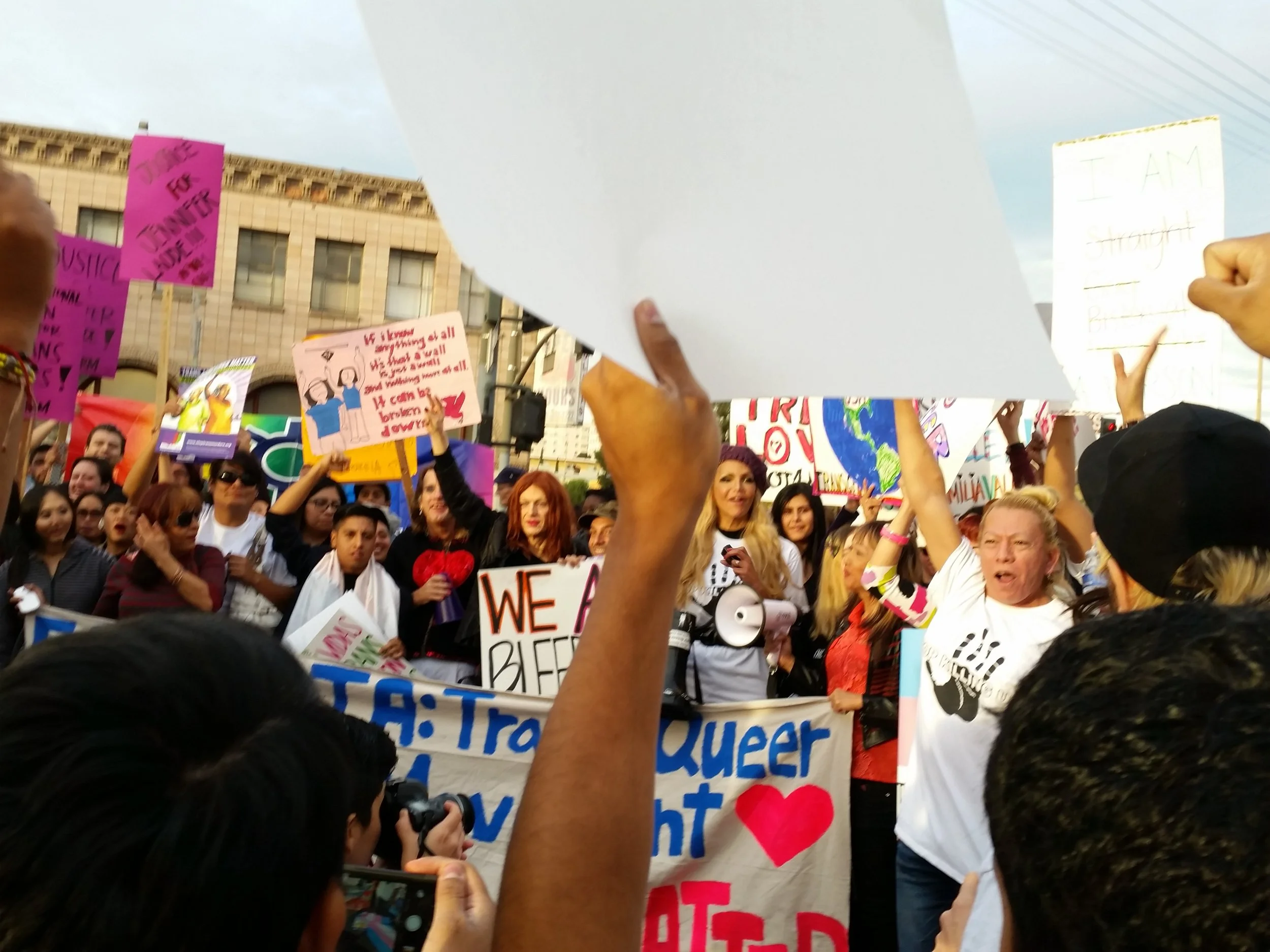 Los Angeles Trans* Justice Action for Lives of Trans Women of Color, Nov. 18 2014 (Vermont & Santa Monica BLVD)