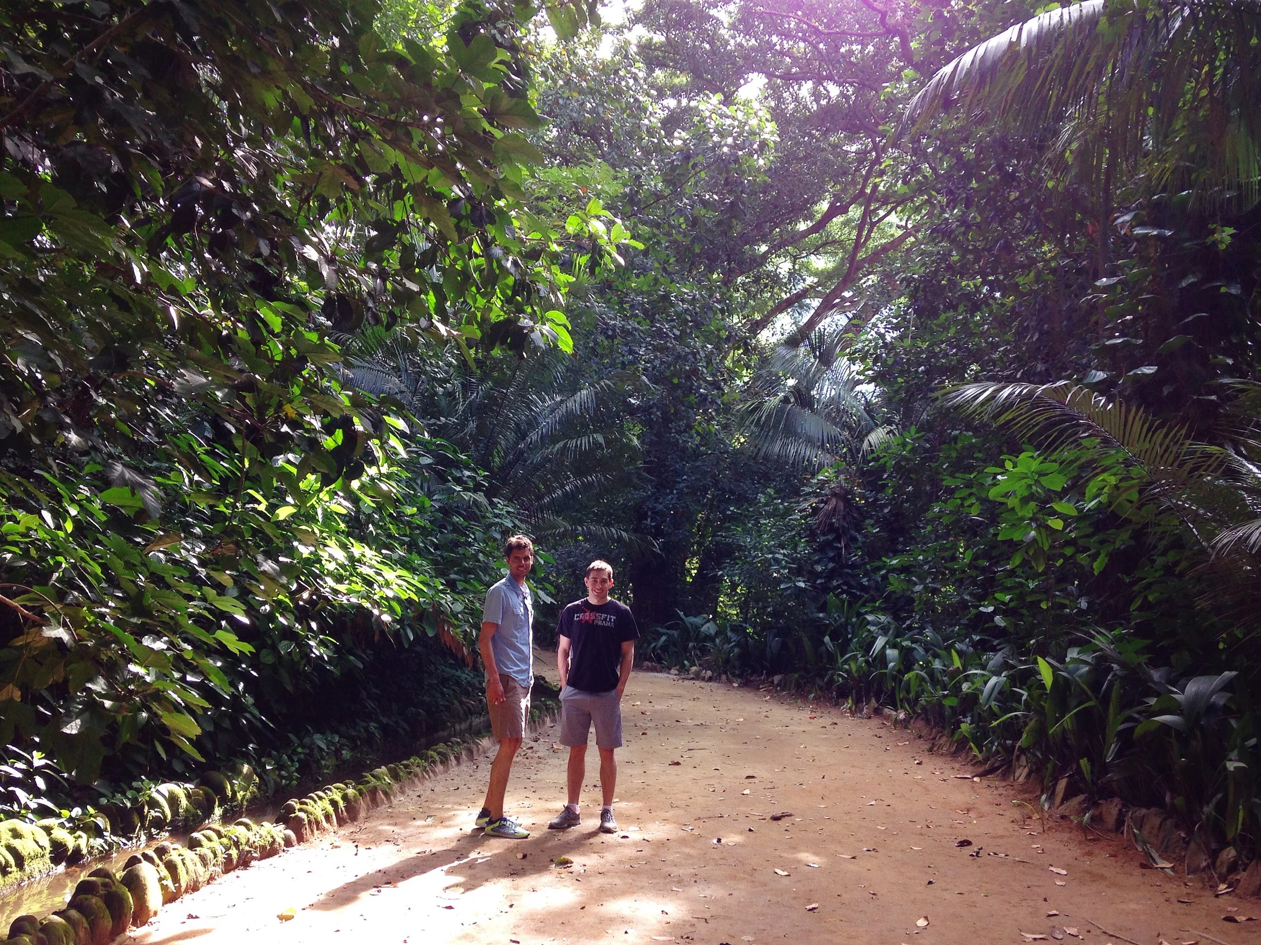 Rick and Erin in the forest of Jardim Botanico