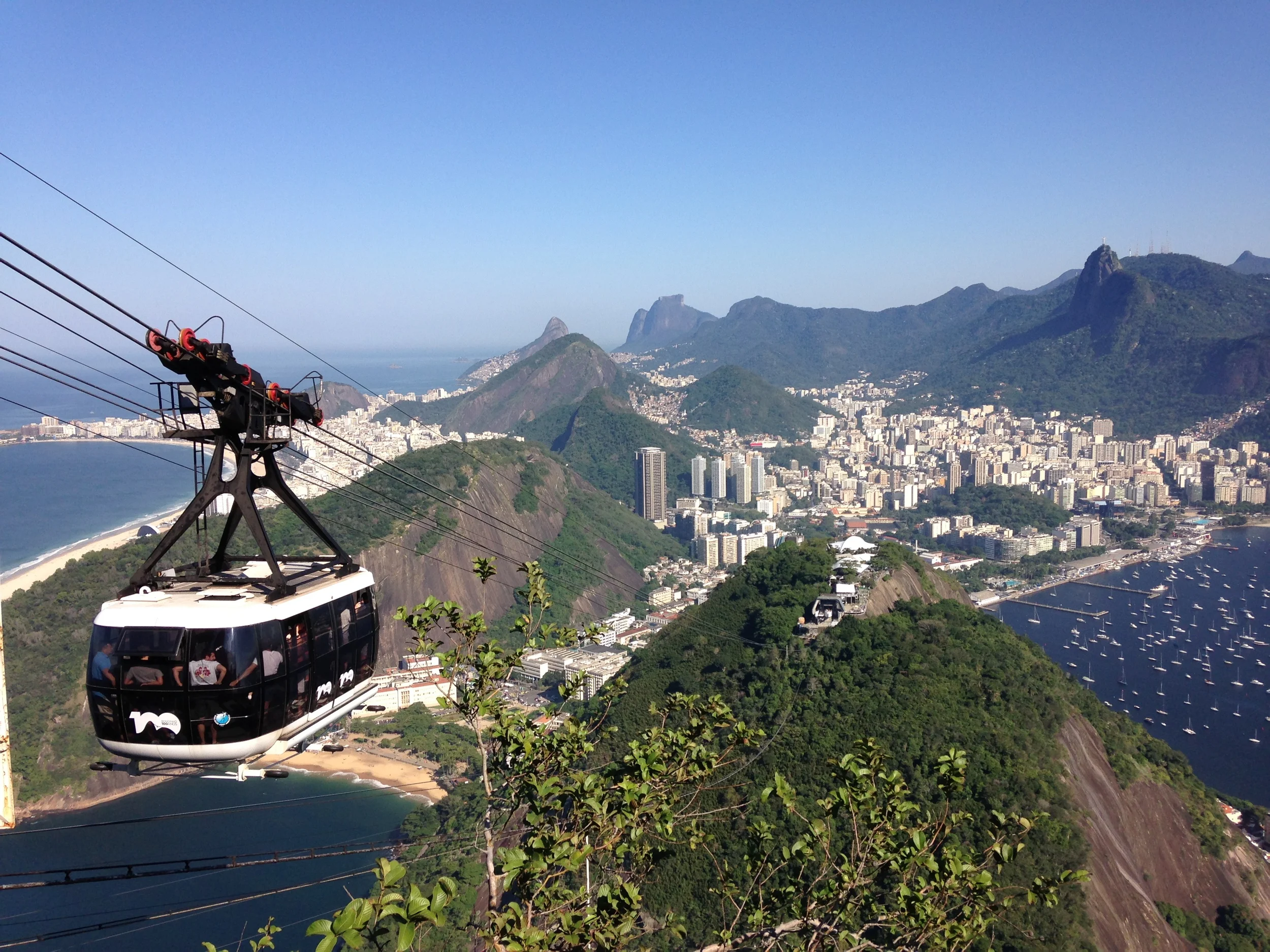 Sugar Loafs and the beautiful view of Rio