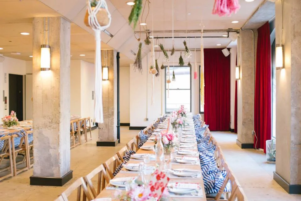 Table Set up for the Darling Dinner