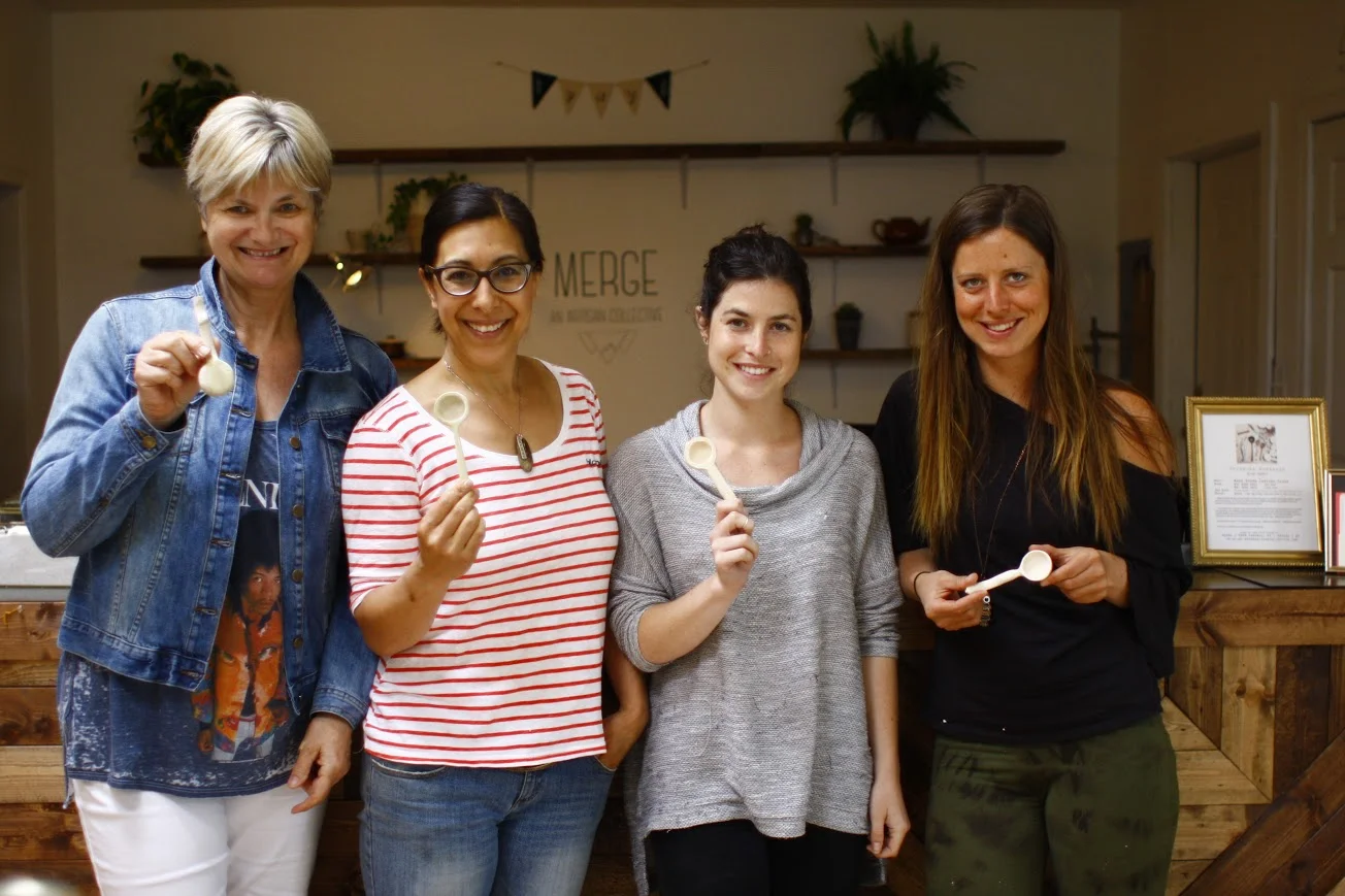 My students showing off their spoons!