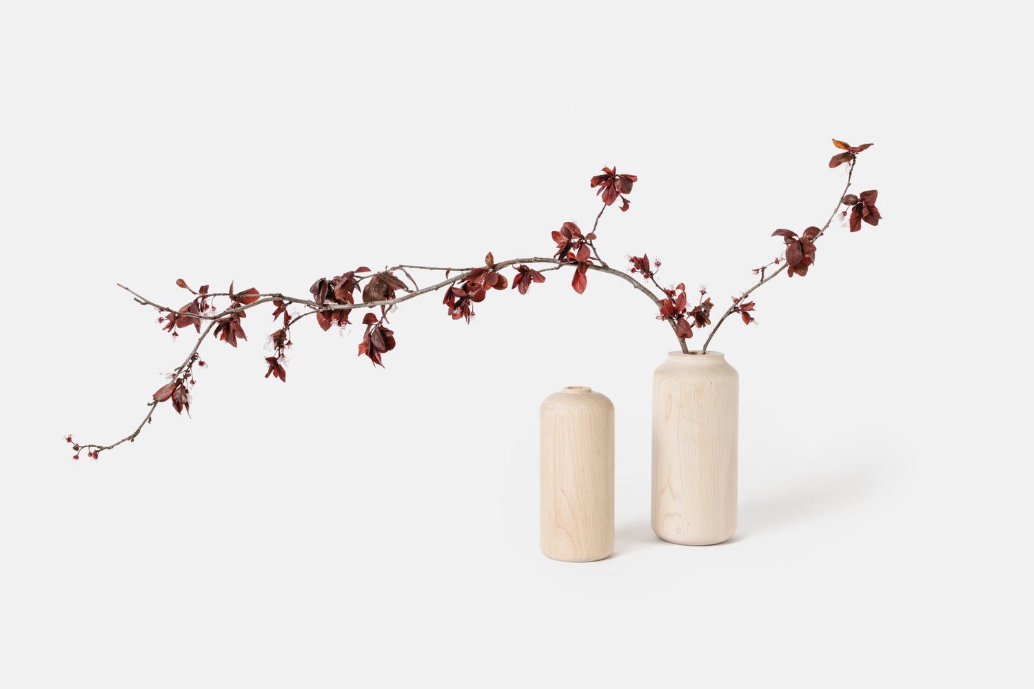 Tall Maple Vases