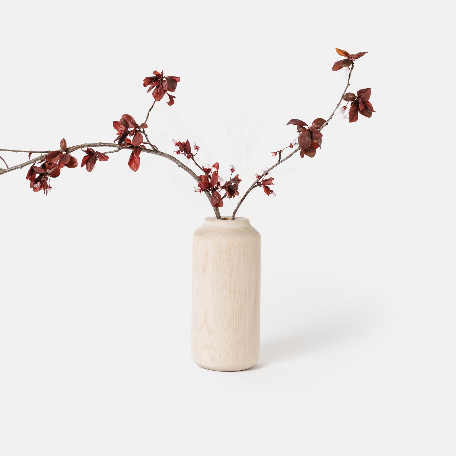 Tall + Wide Maple Vase