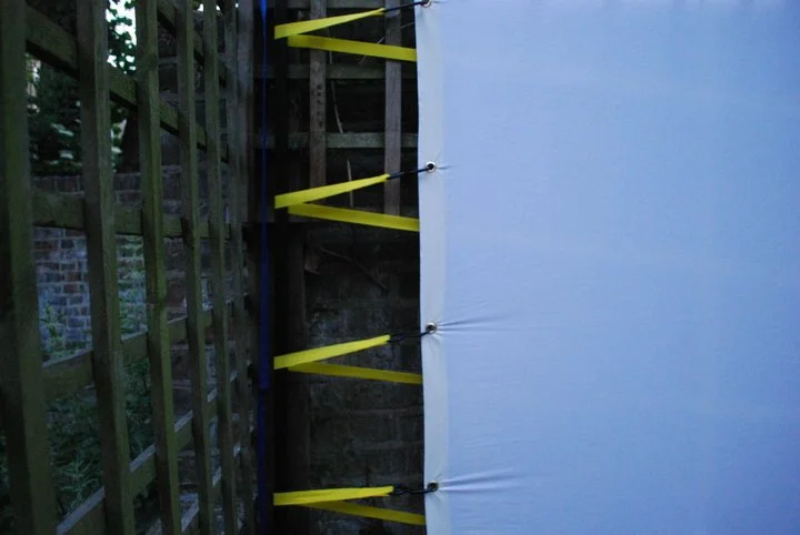 But I found I had greater control of the tension of each part of the screen by using tiedowns
