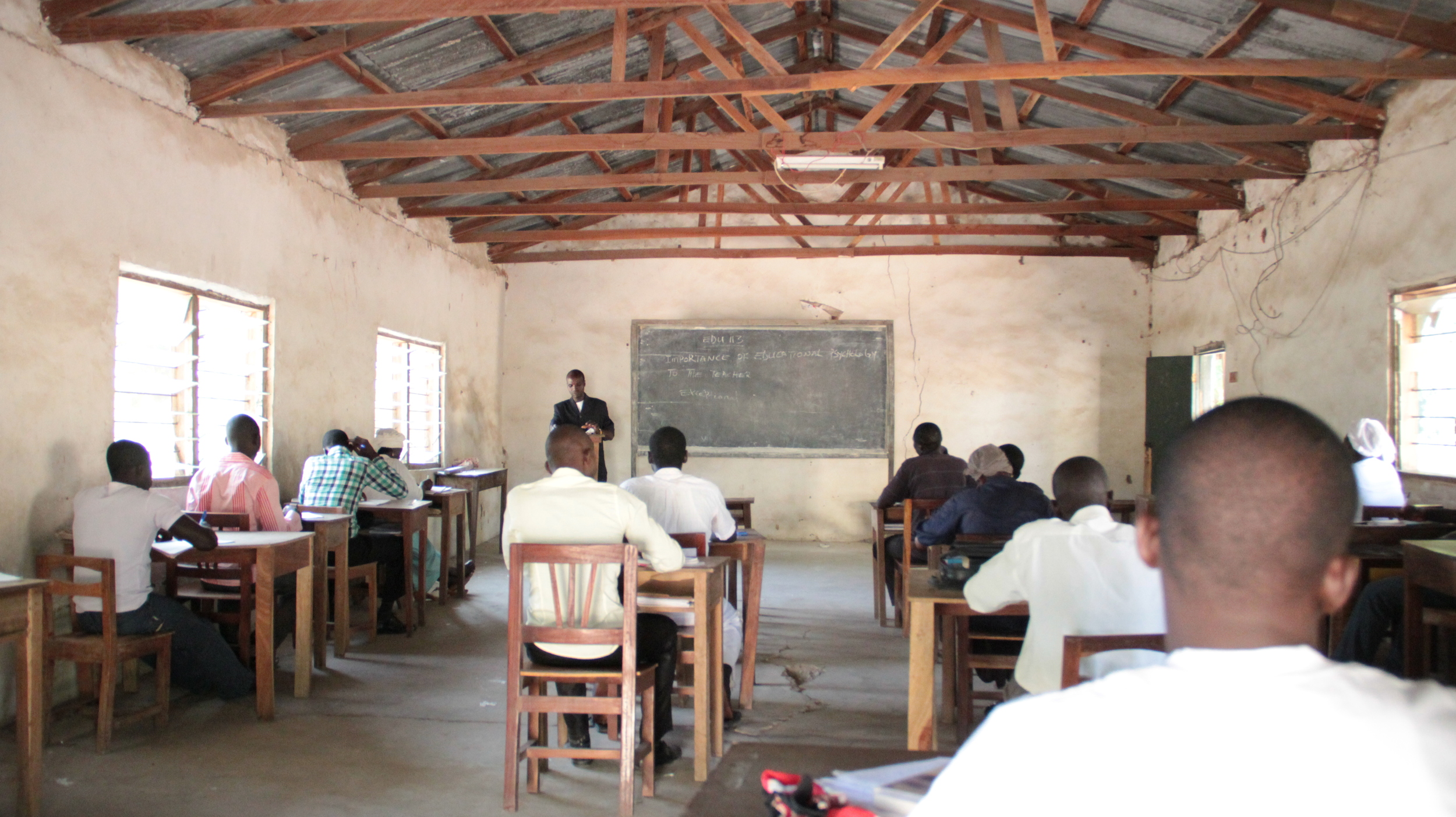  class in session in Old Chapel Building 