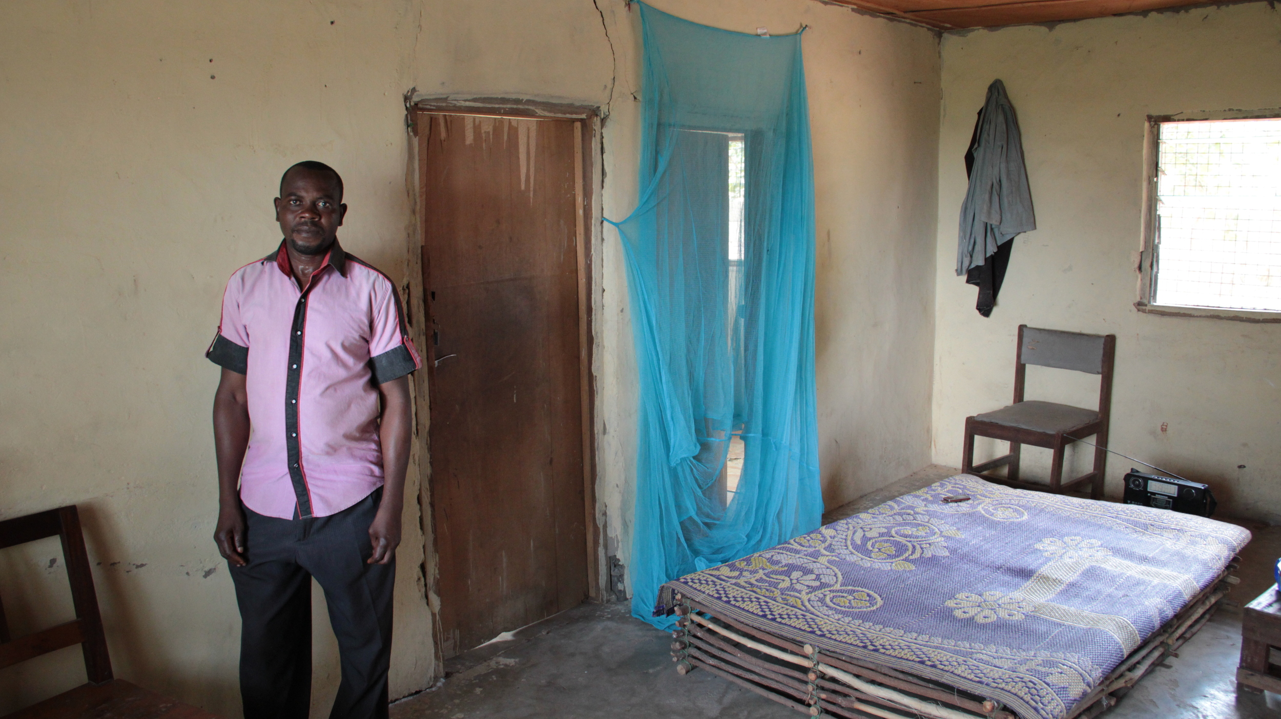  Lecturer Rev. Paul Idi in his quarters 