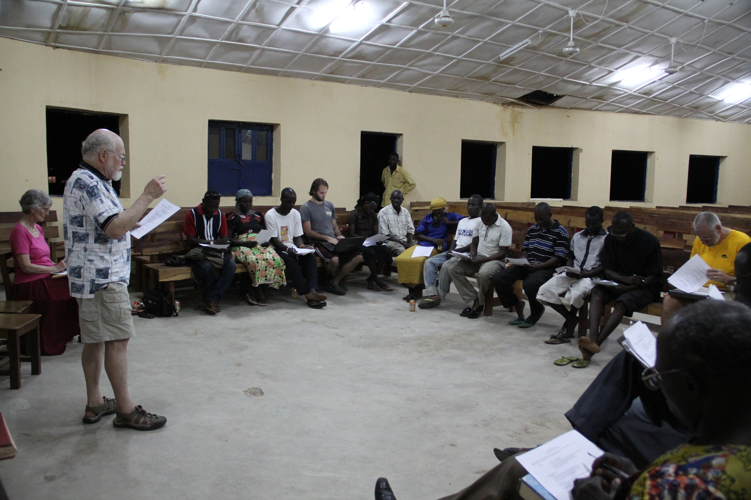  Discussions begin for the revision of Five Year Plan. &nbsp;Rev. Dr. Arleon Kelley facilitates meeting in Streyfeller Chapel. 