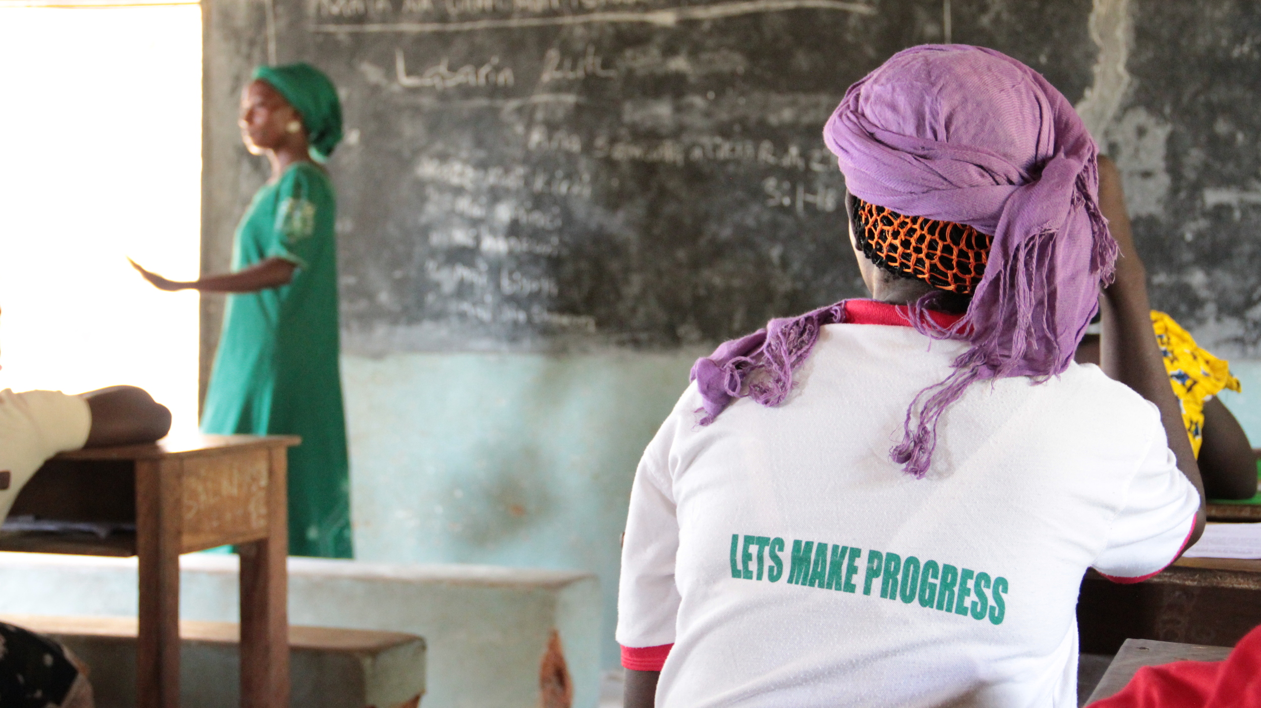  Her shirt states an attitude - and a frustration - shared by many Nigerians. 