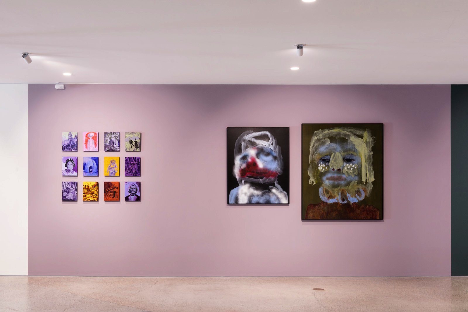Kathryn Cowen and Sally Bourke, Painting Now 2023, Michael Reid Gallery, Sydney, installation view